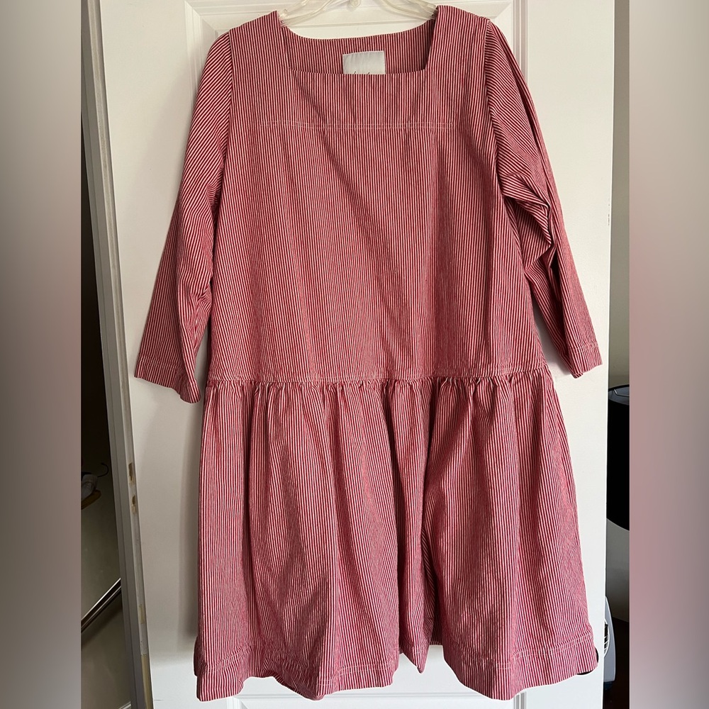 McVerdi Dress from Denmark. Size M. Red and White Stripes.